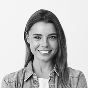 Portrait Smiling Confident Woman Feeling Ready Determined Cross Arms Chest Selfassured Looking Camera Standing Against White Background